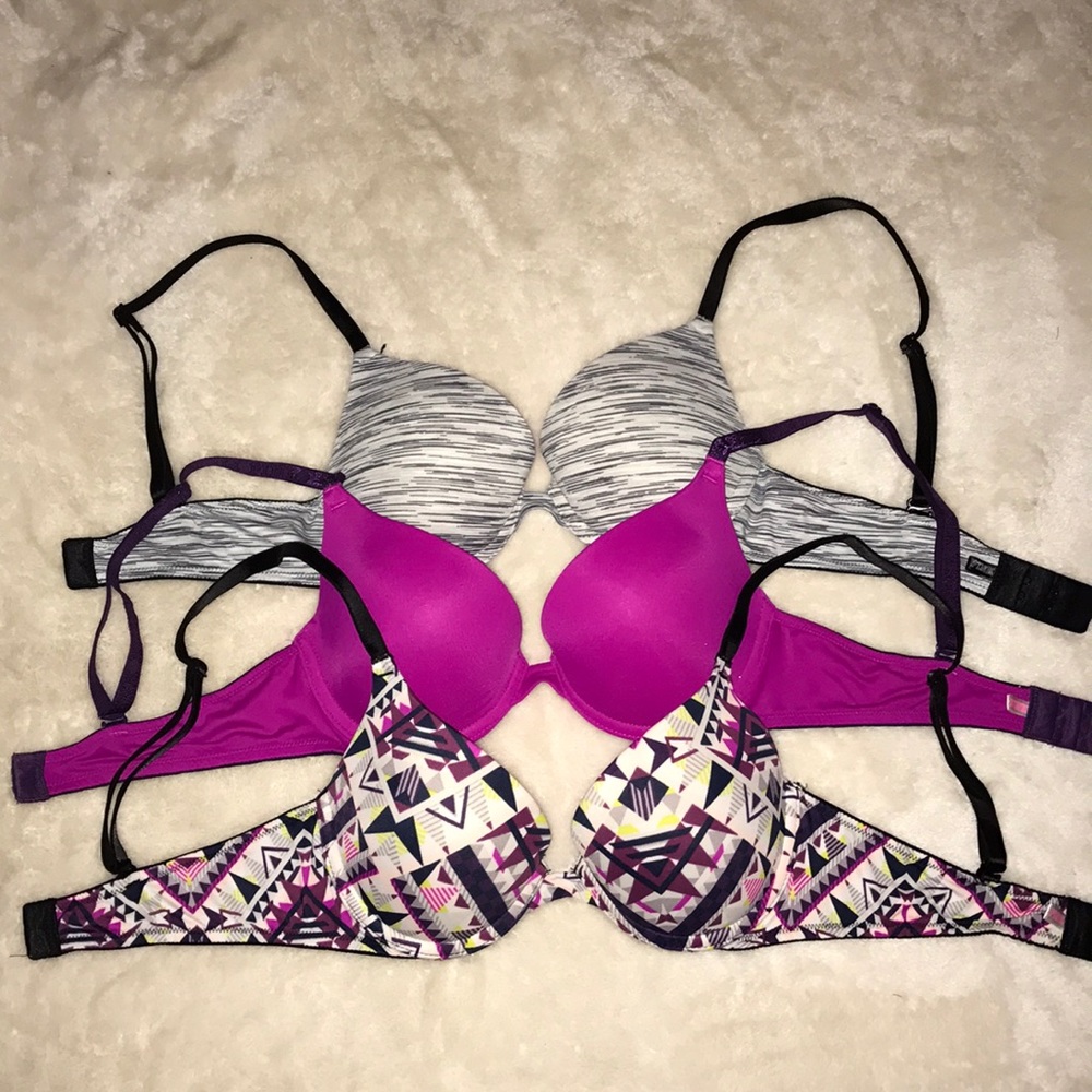 3 32A Victoria's Secret PINK Wear Everywhere P/U